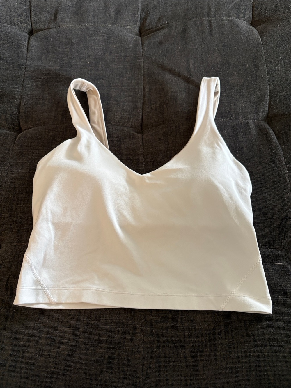 lululemon athletica White/Cream V-Neck Light Support Bralette